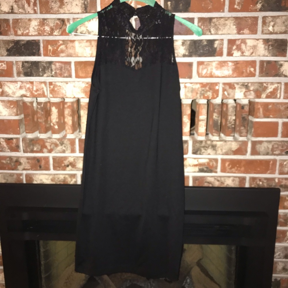 Black laced dress